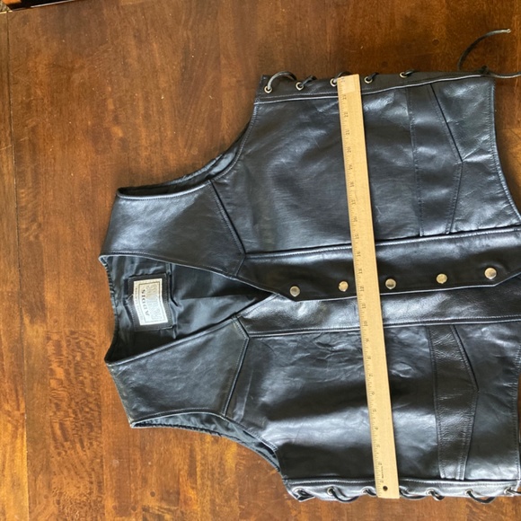 Addis Genuine Leather Riding Vest, 2XL - Picture 6 of 10